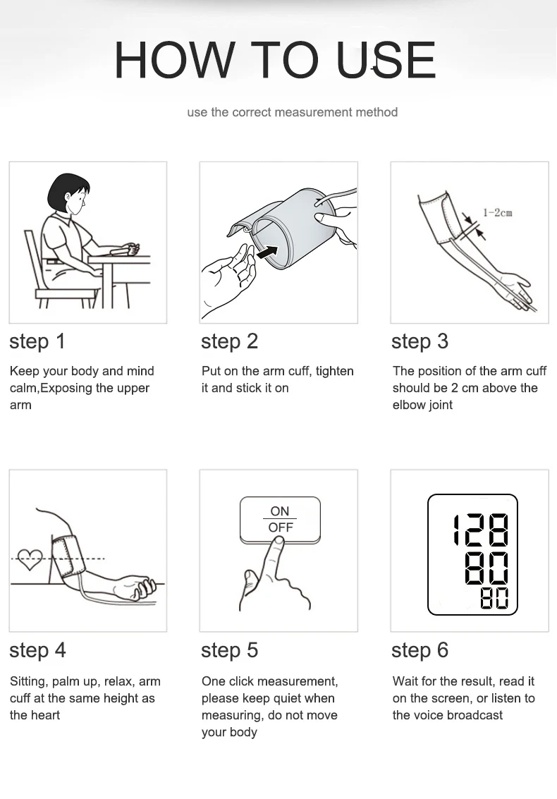 Medical Bluetooth Blood Pressure Monitor with Voice Function,Wholesale Digital BP Monitor