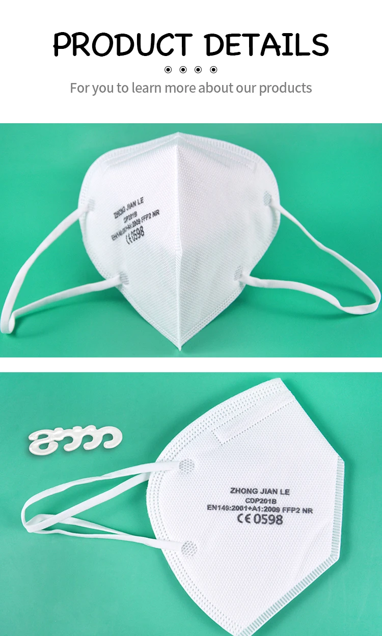 Zhongjianle High Quality Fast Delivery Ffp2 Protective Foldable Ffp3