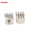 PCB terminal WP-BUFU Press-Fit male thread and full pin population 7461097 225684