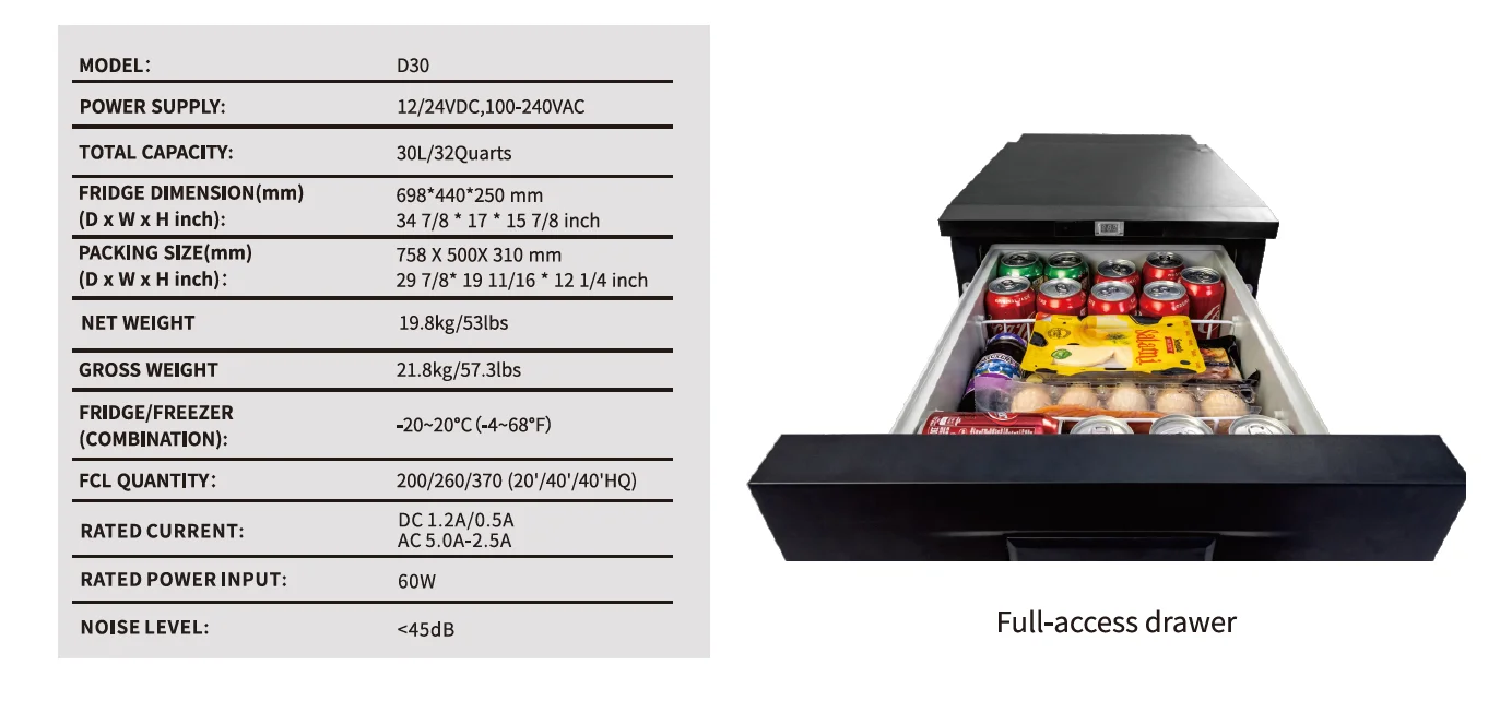 Alpicool 12v Drawer Fridge For Rv Buy Alpicool 12v Fridge,Drawer