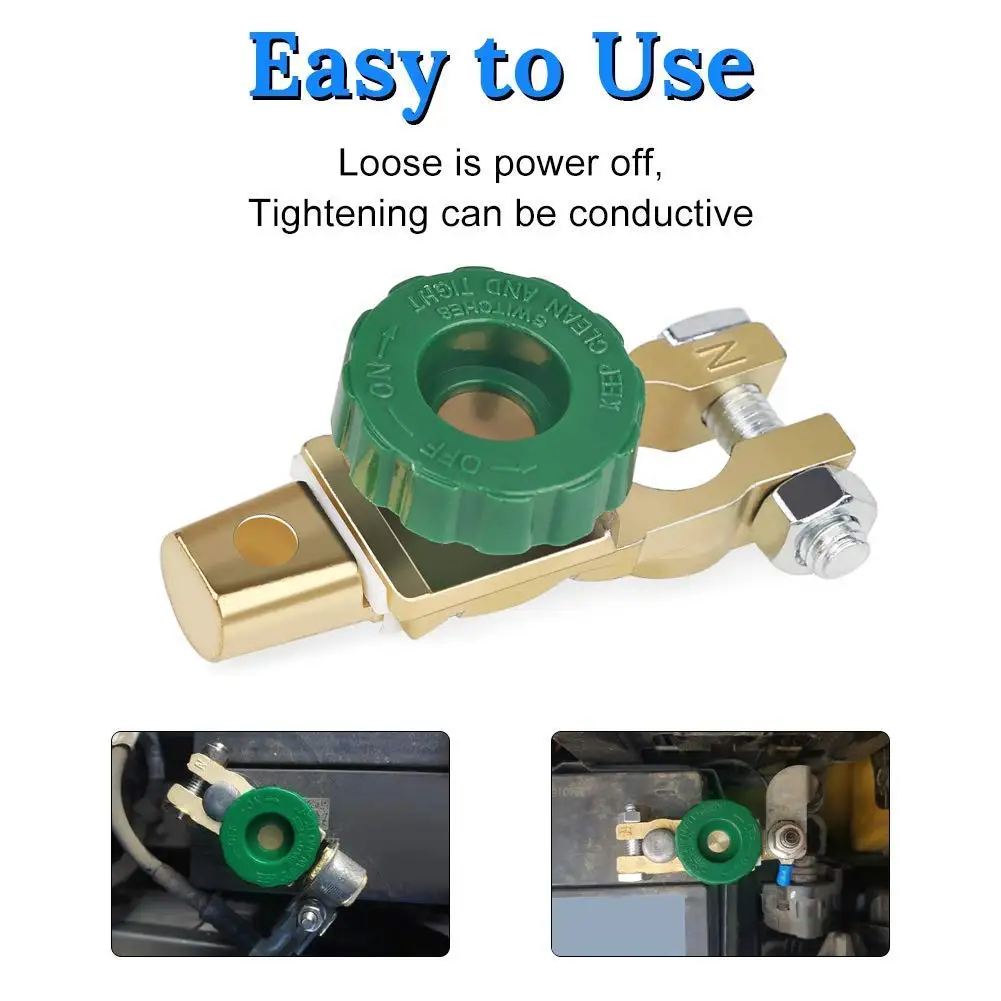 Top Post Terminal Battery Master Disconnect Switch Power Cut Off Kill