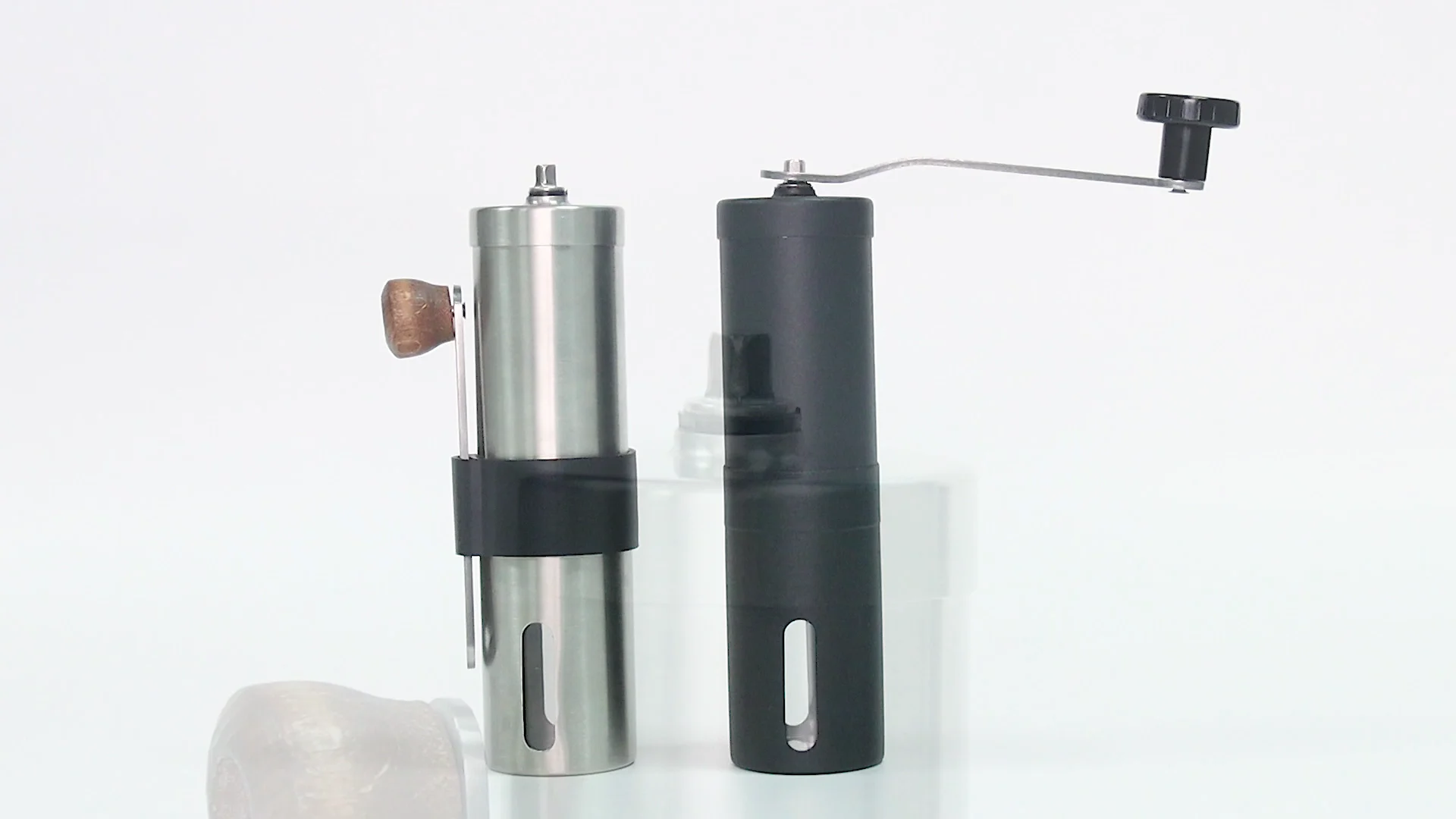 Customized 18/8 Stainless Steel Manual Coffee Grinders 48x186mm,Steel