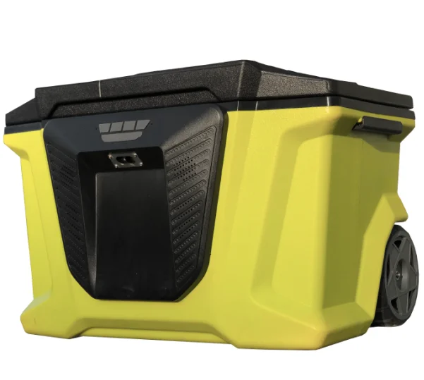 
Heavy Duty large capacity 58QT Trolly PE camping cooler bag 