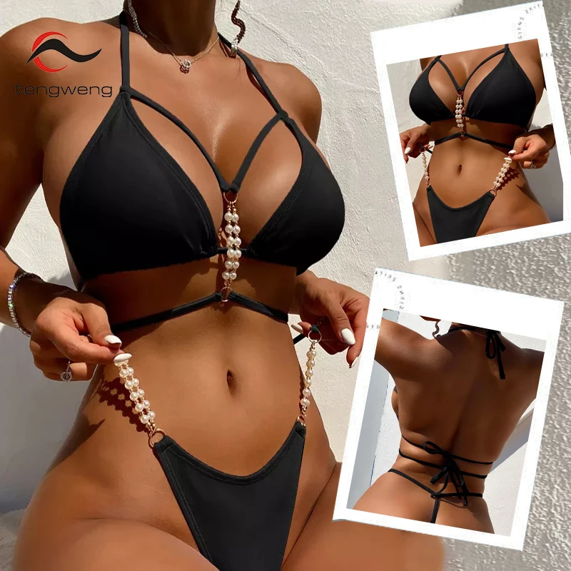 Trajes de bano para mujeres swim suits women rhinestones 2 piece bikini swimwear beachwear micro sexy thong bikini set