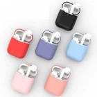 ソフトシリコン apple の airpods 1/2 保護 bluetooth ワイヤレスイヤホンカバーためのポッド充電ボックスバッグ