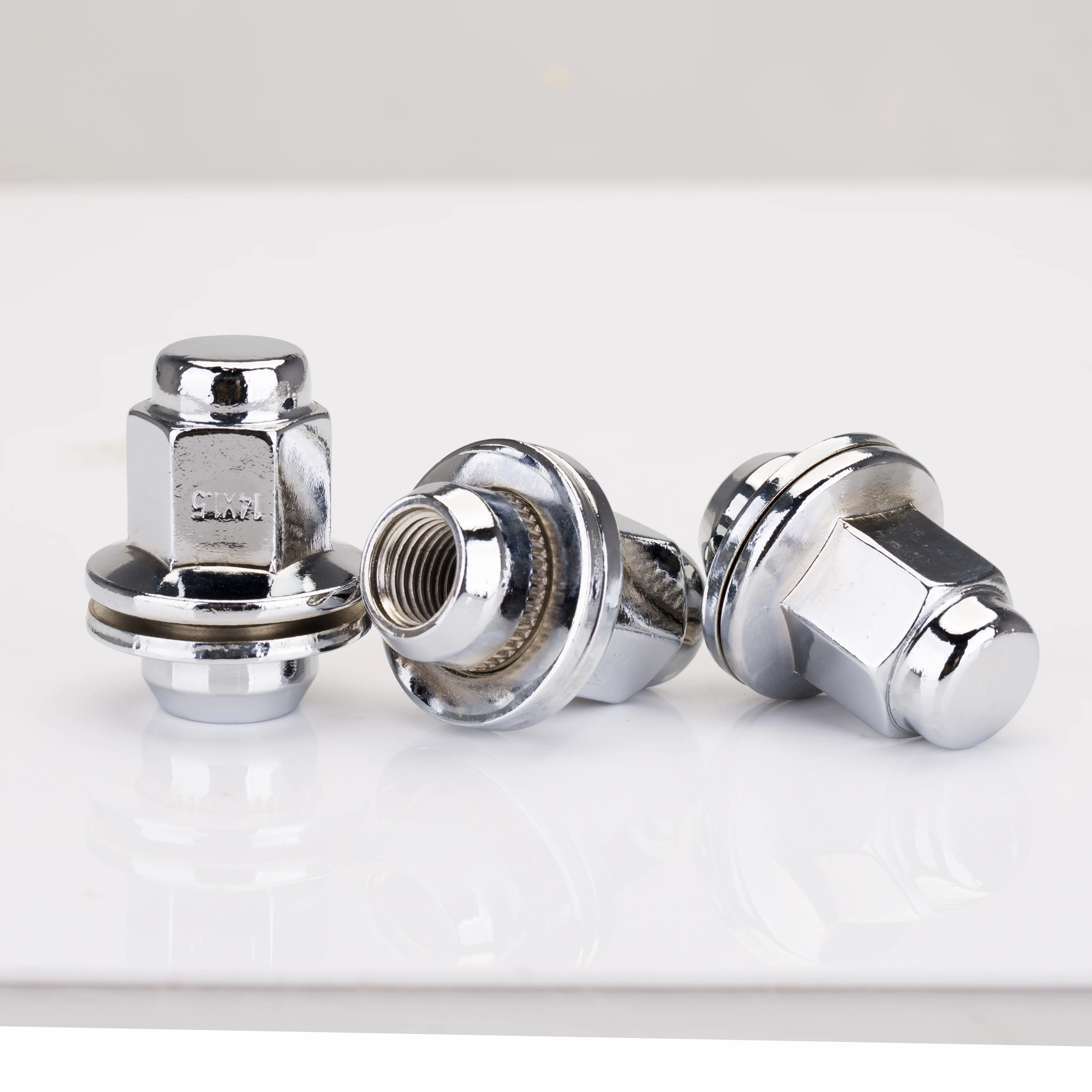 Taida Acorn Bulge Wheel Nut Chrome Lug Nut With Washer Nut For Car