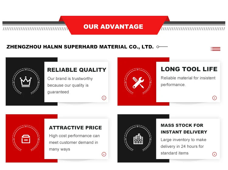 Professional Products DCGW11T308  PCD Insert Turning Cutting Tools Funik Solid cbn Inserts