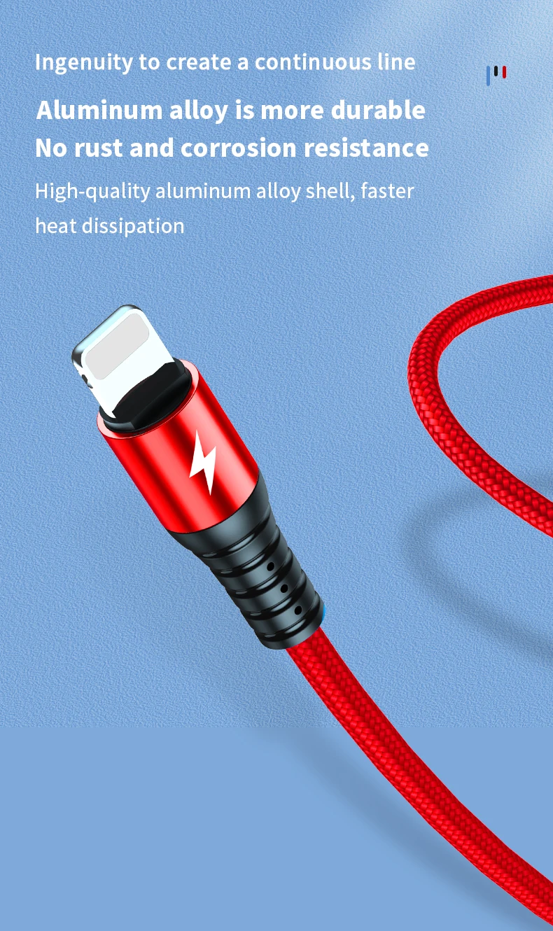 Phone accessories 5A super charge USB cable 3 in 1 fast Charger cable 2.0 type-C c-type data usb cable CE ROHS FCC - ANKUX.COM
