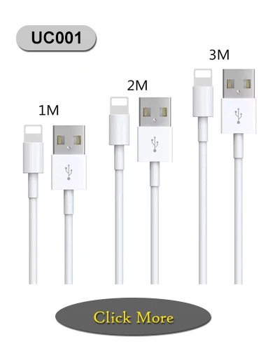Fast Charging 1m TPE Mobile Phone Charging Cables 8 Pin Cable for iPhone xs,x,8,7,6,5