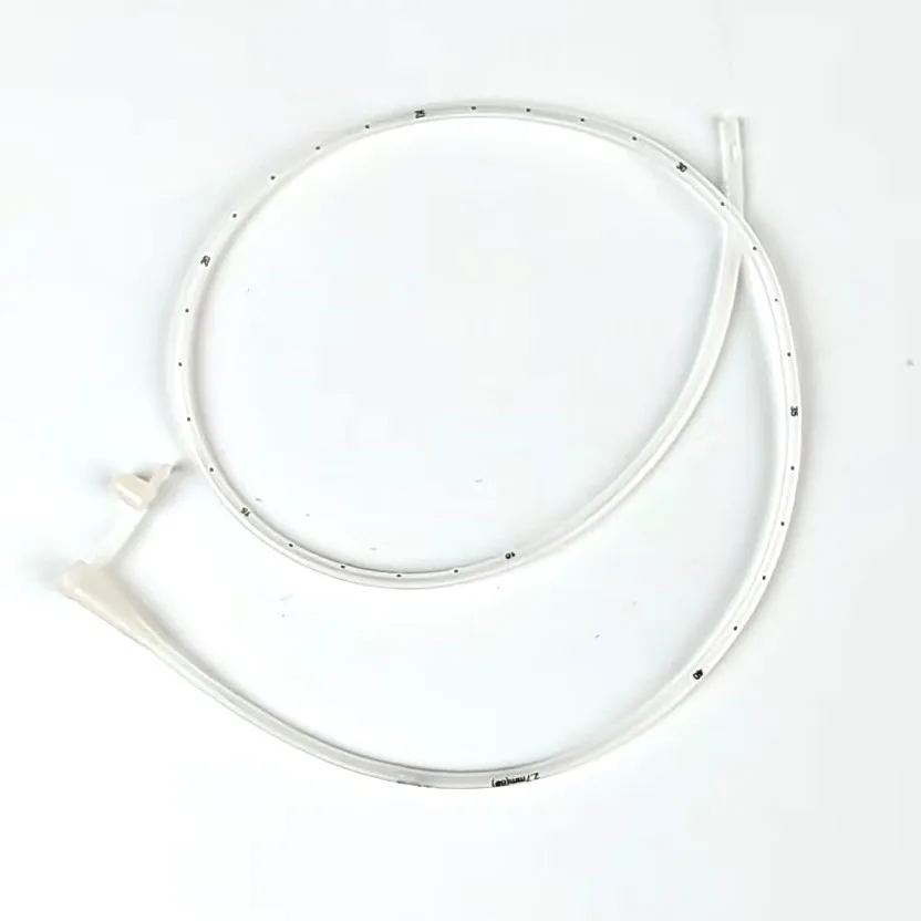 product single use silicone rubber gastric tube nasogastric tube silicone rubber gastroesophageal tube-3