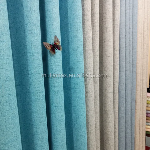 Antiuv 4 Pass Silicon Coated Blackout Linen Fabric Thermal Coated Blackout Curtain Fabric Buy