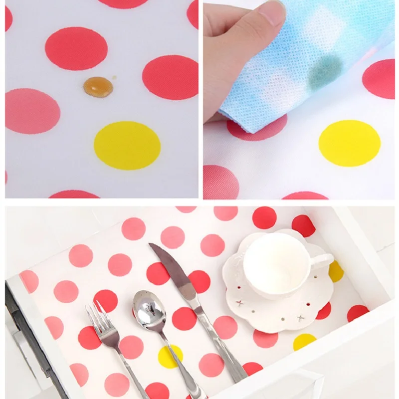 Reusable Drawer Mat Contact Paper Cabinet Liner Moisture-proof Waterproof Dust Proof Non-Slip Kitchen Table Shelf Liner Pad