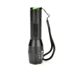 Free shipping items 220Lm rechargeable plastic torch/flashlight led t6 zoomable with neutral logo
