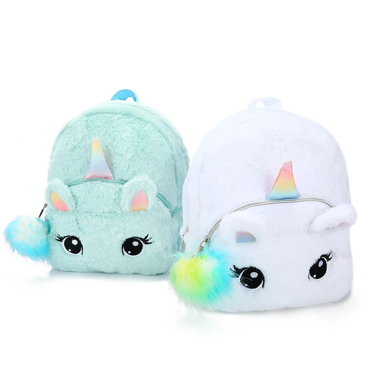 unicorn stuffed animal backpack