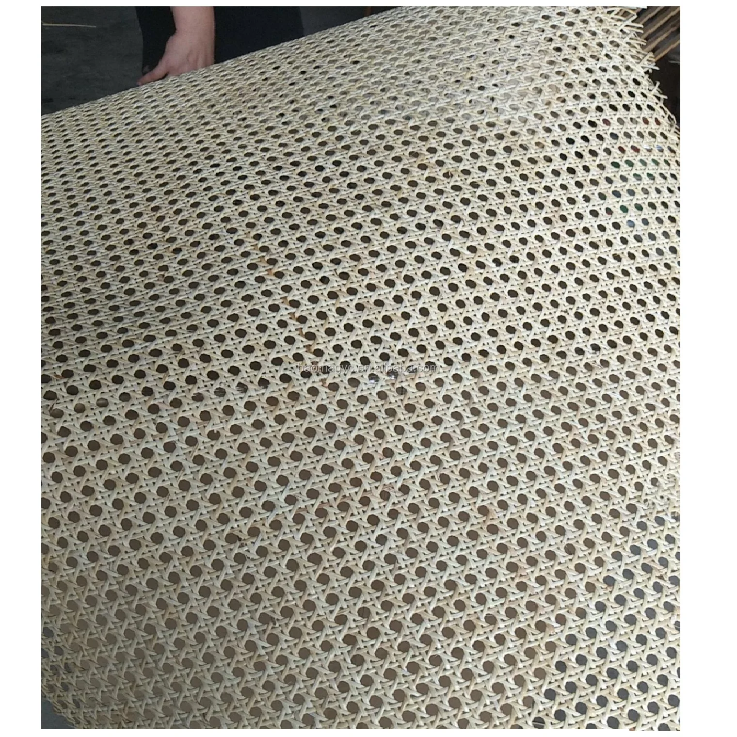 
Natural Rattan mesh hexagonal material furniture rattan chair furniture material 