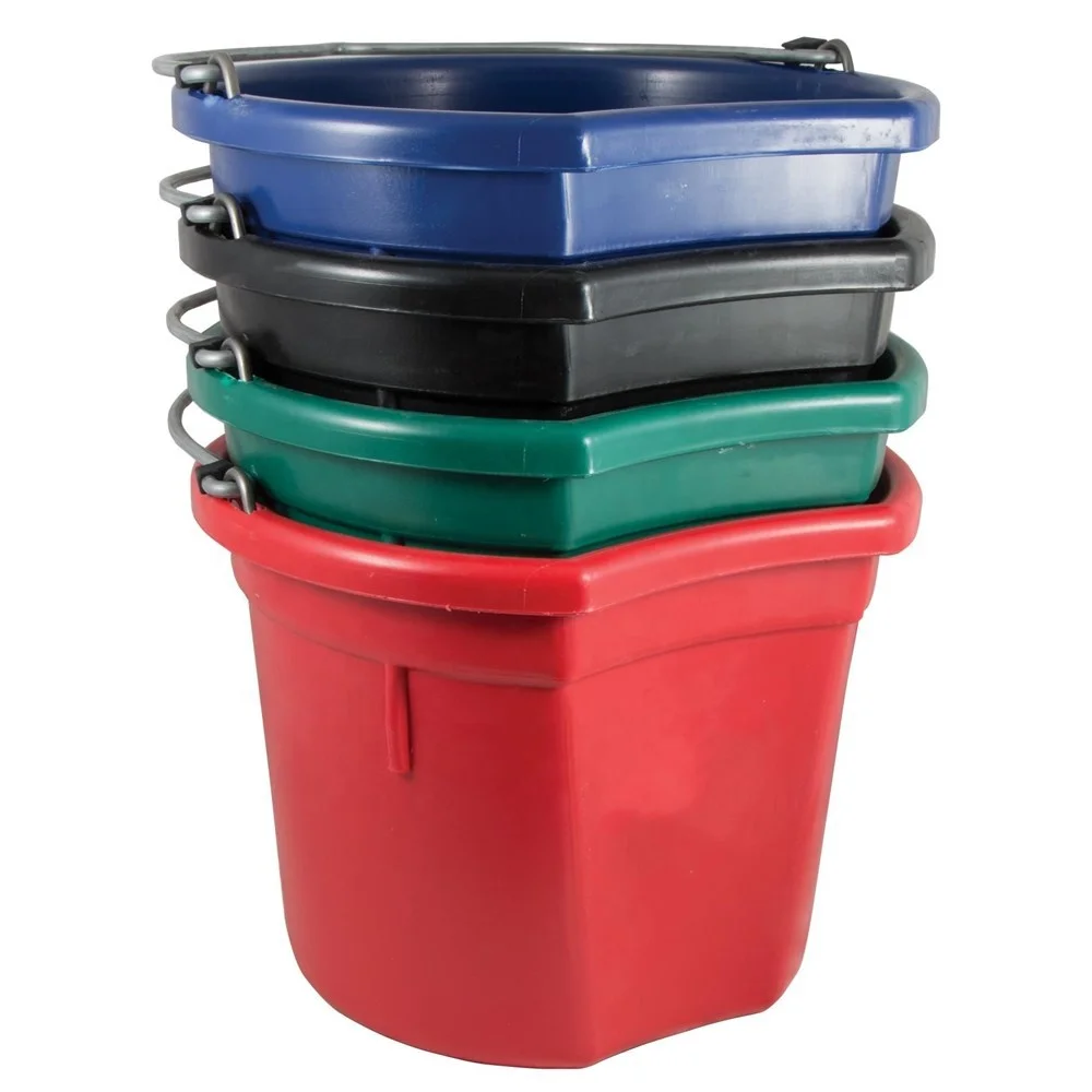 8l Strong Plastic Tub With Metal Handle For Feeding Livestocks - Buy 