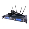 Professional lavalier handheld headset microphone AS-9K 2 channel wireless microphone studio