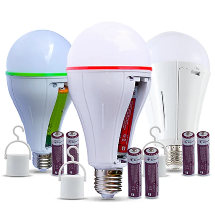 Cheap Wholesale Smart Home Waterproof Smd Energy Saving Emergency Light Rechargeable E27 Led Bulb