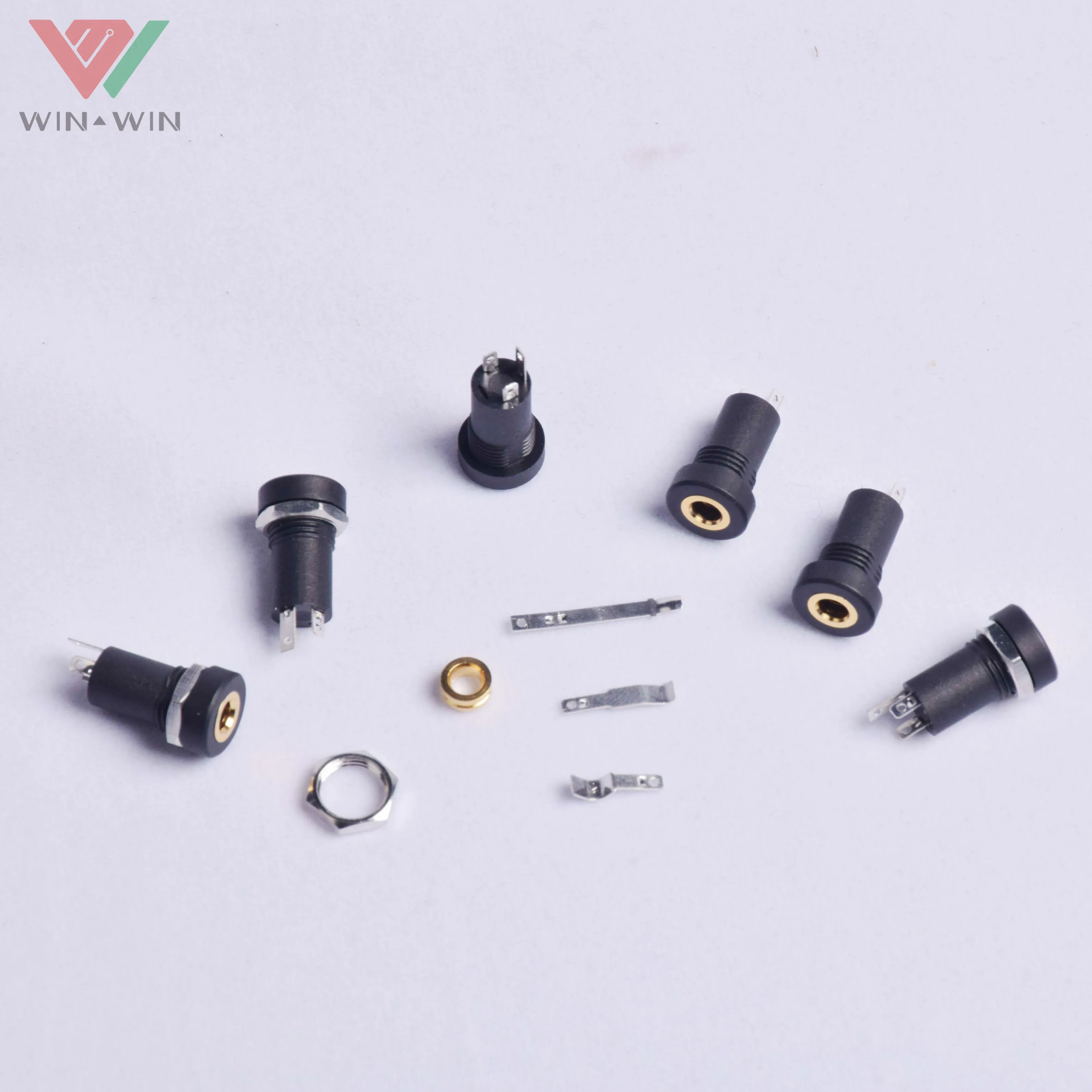 Isolated Mini Stereo Female Panel Mount Headphone 3.5mm Audio Jack