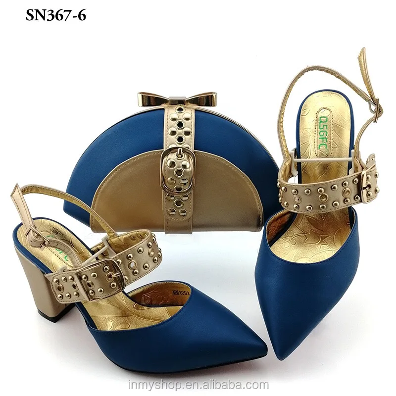 navy occasion shoes and matching bags