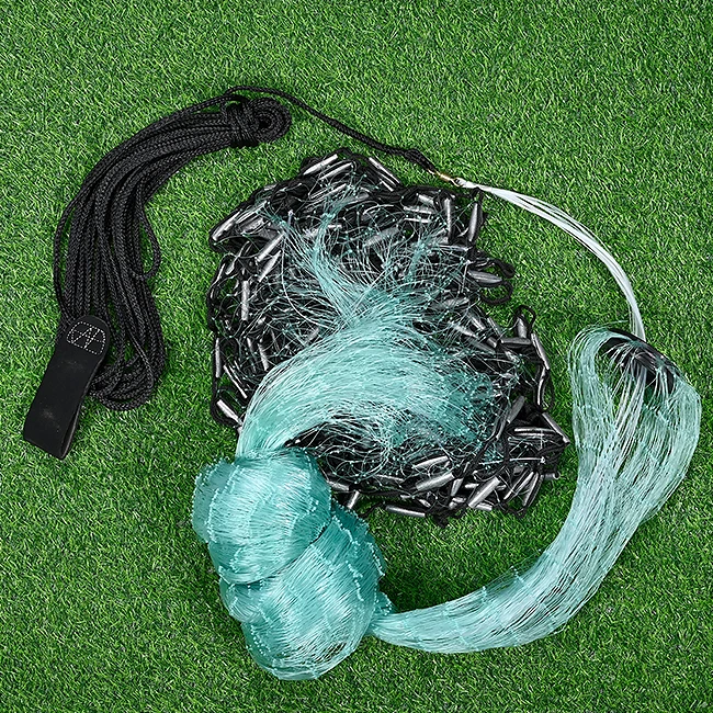 10ft Cast Net American Fishing Net Nylon Lead Sinker Fishing Net