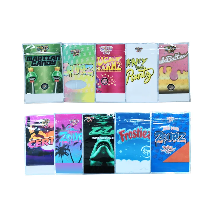 Fast Shipping Plastic Bags 3.5g Jokes Up Packaging Ice Cream Cake