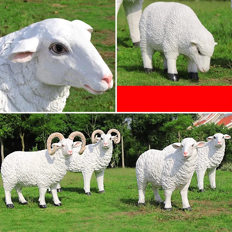 Goat Resin Resin Home Decor Ornaments - Life Size Fiberglass Goat Statues