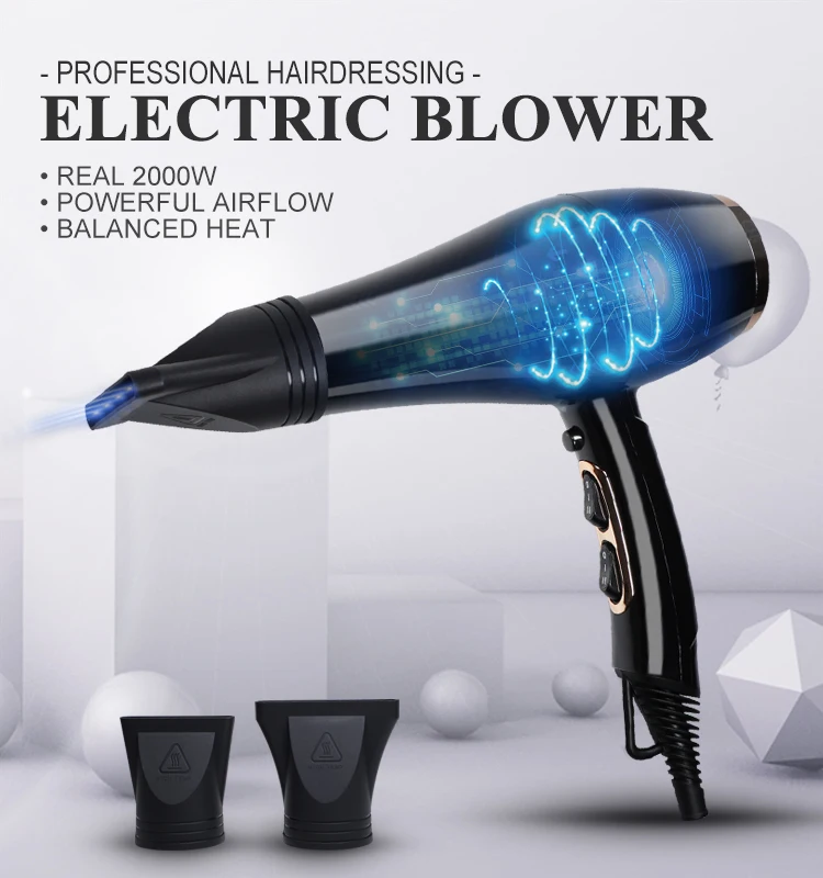 Salon Equipment Energy Efficient Hair Drying Machine Professional Hairdryer Ac Motor