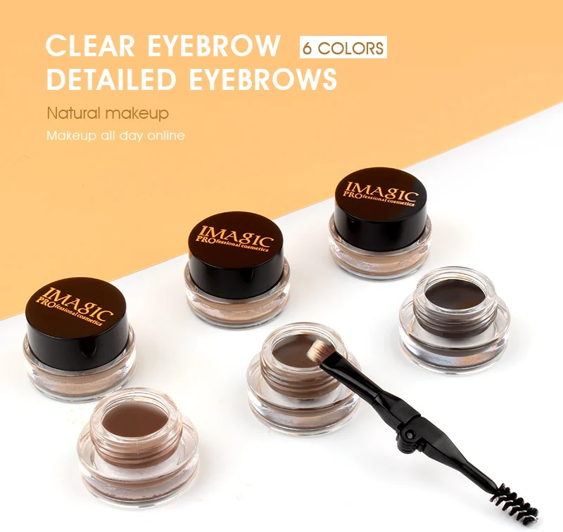 With Brush Natural Eyebrow Kits Black Eyebrow Tint Gel Buy Eyebrow Tint Gel,Eyebrow Tint Black