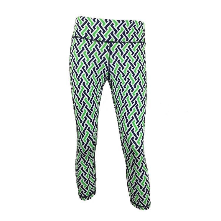 
Ready to Ship Printing Womens Fitness Leggings Yoga Capril Pants Stock Low Price 