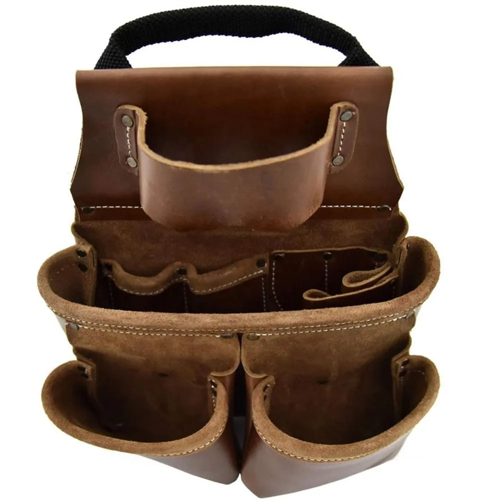 Hibo Carpenter Electrician's Leather Tool Bag Set Belt Buy Leather