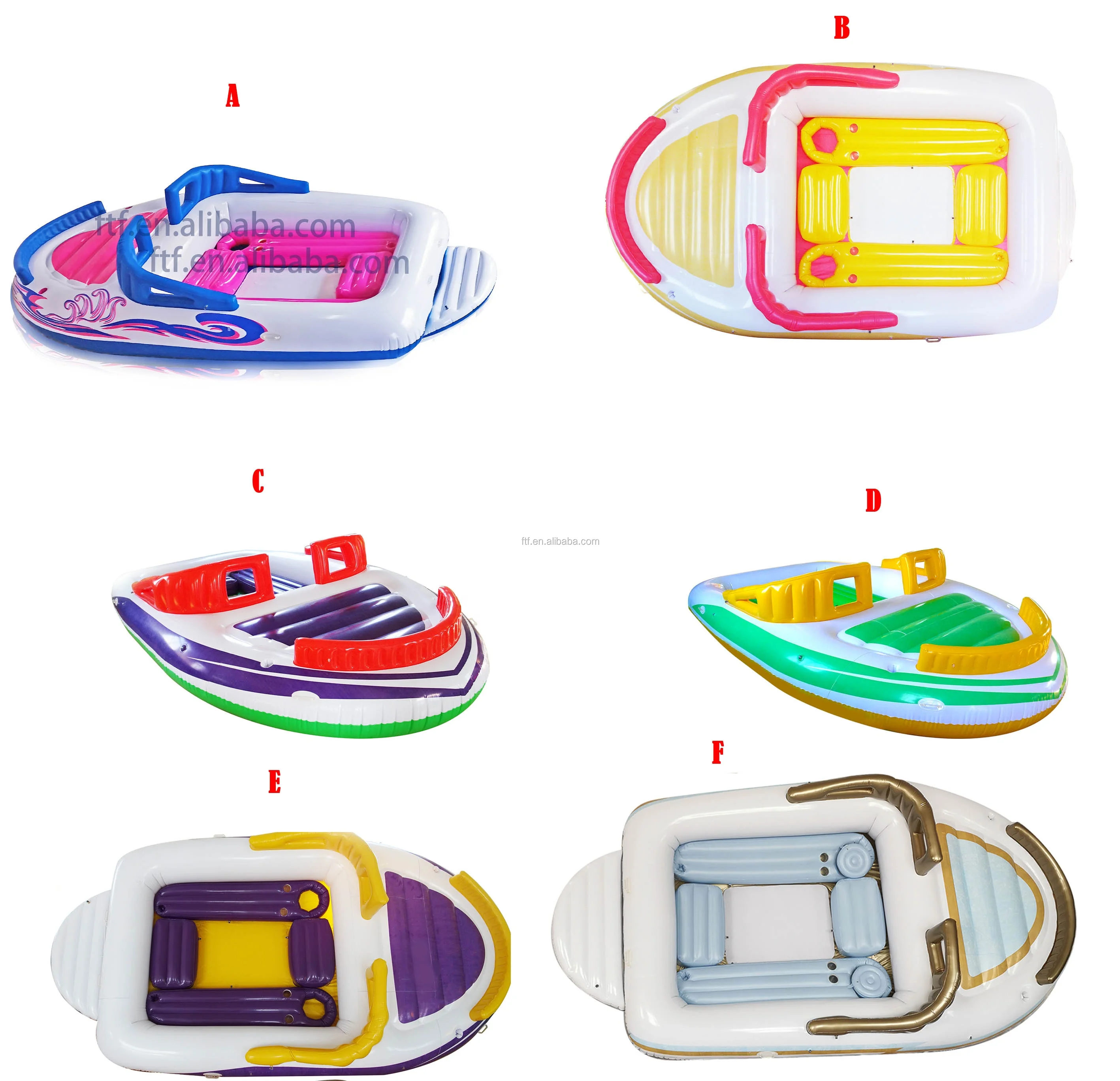 Custom 6person Inflatable Boat Floating Island For Water Party Big