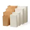 Wholesale Customized White Kraft Paper Bags , Bread Pastry and Baked Biscuit Bag