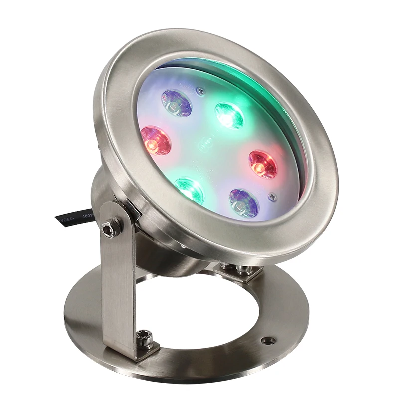 6*3W DMX Control LED Underwater Light RGB