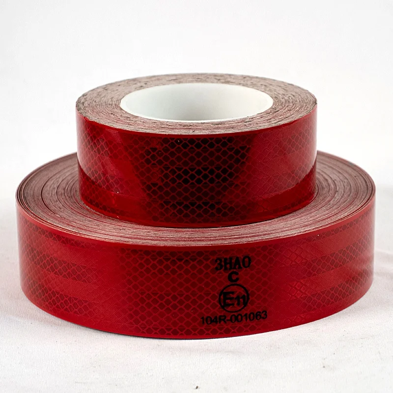 CEC104R 3Hao Waterproof PET Prismatic Egp Reflective Tearable Conspicuity Tape Reflective Film Sticker for Vehicle Use DOT-2 supplier