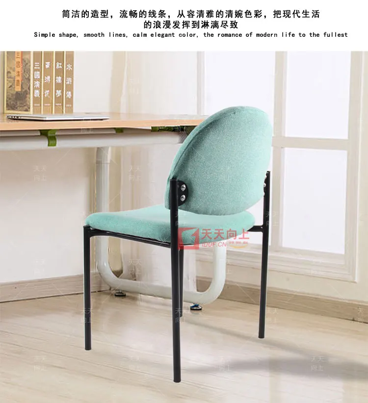 Guest Chair US Leisure Low Back Chair Fabric Upholstered Hot Sell Lobby Arm Chair