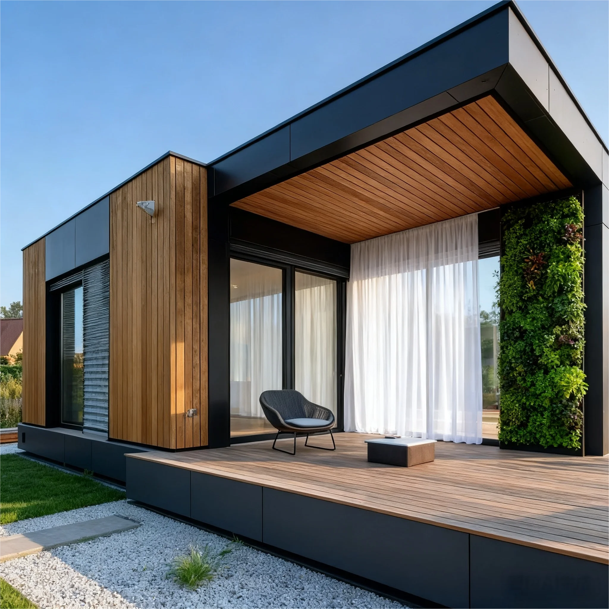 Prefab Steel Guest House Waterproof Glass Walls Offices Hospitals ...