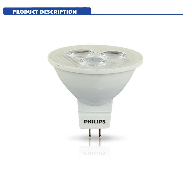 Philips 3W MR16 Essential LED 6500K Lamp Spotlight 12V Bulb GU5.3 = 35W Halogen 
