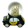 Customized decorative resin base sea side style animal landmark character scenic spot crystal souvenir water ball snow globe