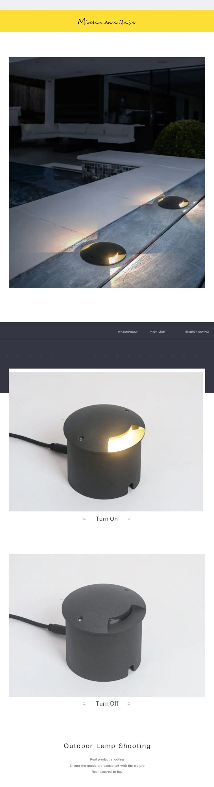 Outdoor aluminum waterproof ip67 step light 3W/6W/10W recessed Led underground Light garden lamp