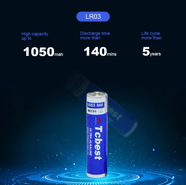 Oem Alkaline Battery 1.5v High Performance Aaa Size Lr03 No.7 Alkaline