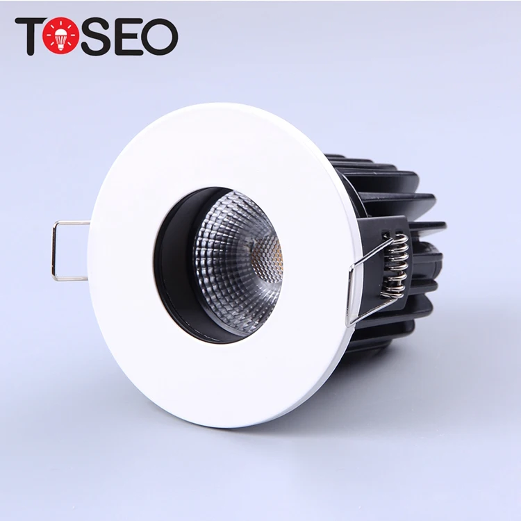 Commercial Narrow Beam Anti Glare Fire Rated Cob Recessed Led Downlight