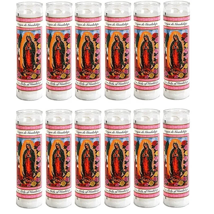 7 Day Glass Candles Long Burning Religious Buy 7 Day Glass Candlescandles Long Burningcandle 8830