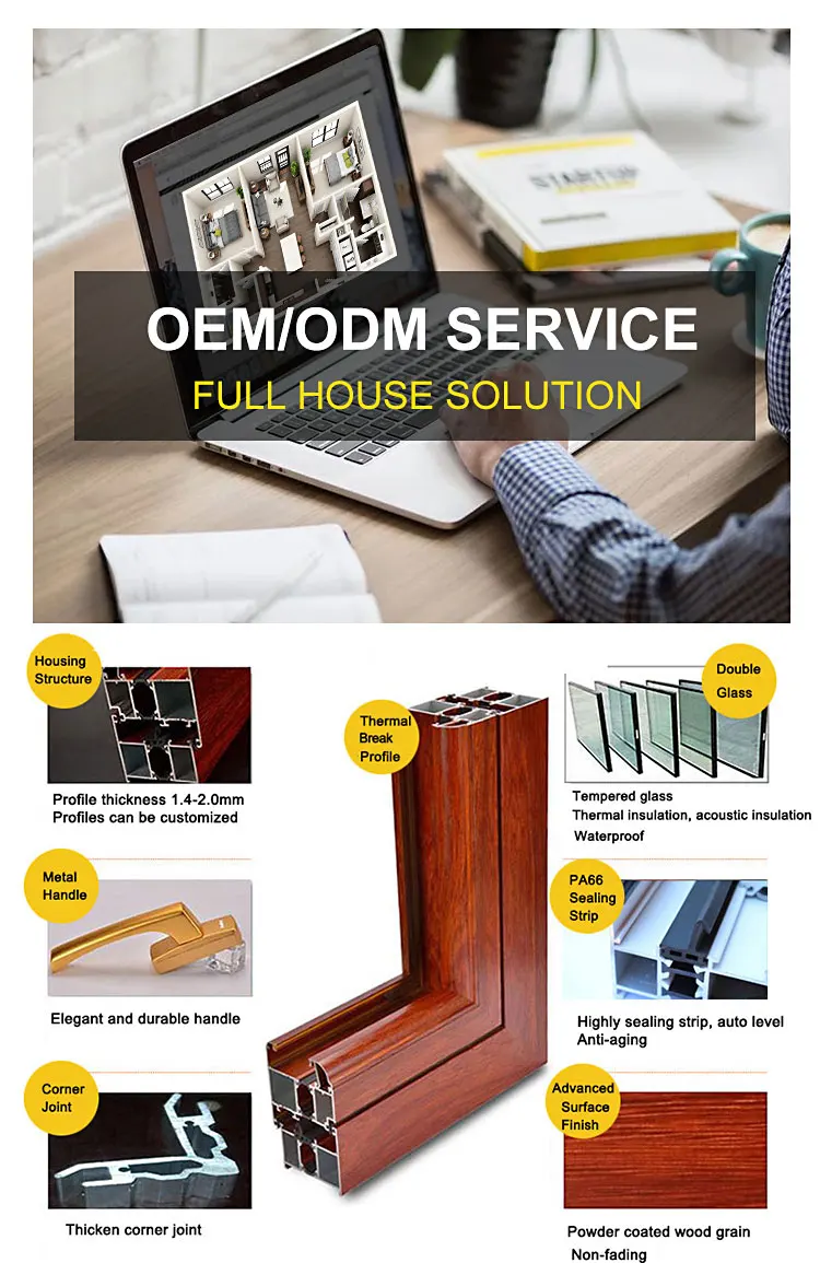 New design aluminium doors window types of aluminum doors sliding folding door