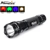 Alonefire 501B XPE Q5 Outdoor Hunting Tactical Flashlight Green/Red/Blue/Yellow Led Bright light Fishing Camping Spotlight Torch