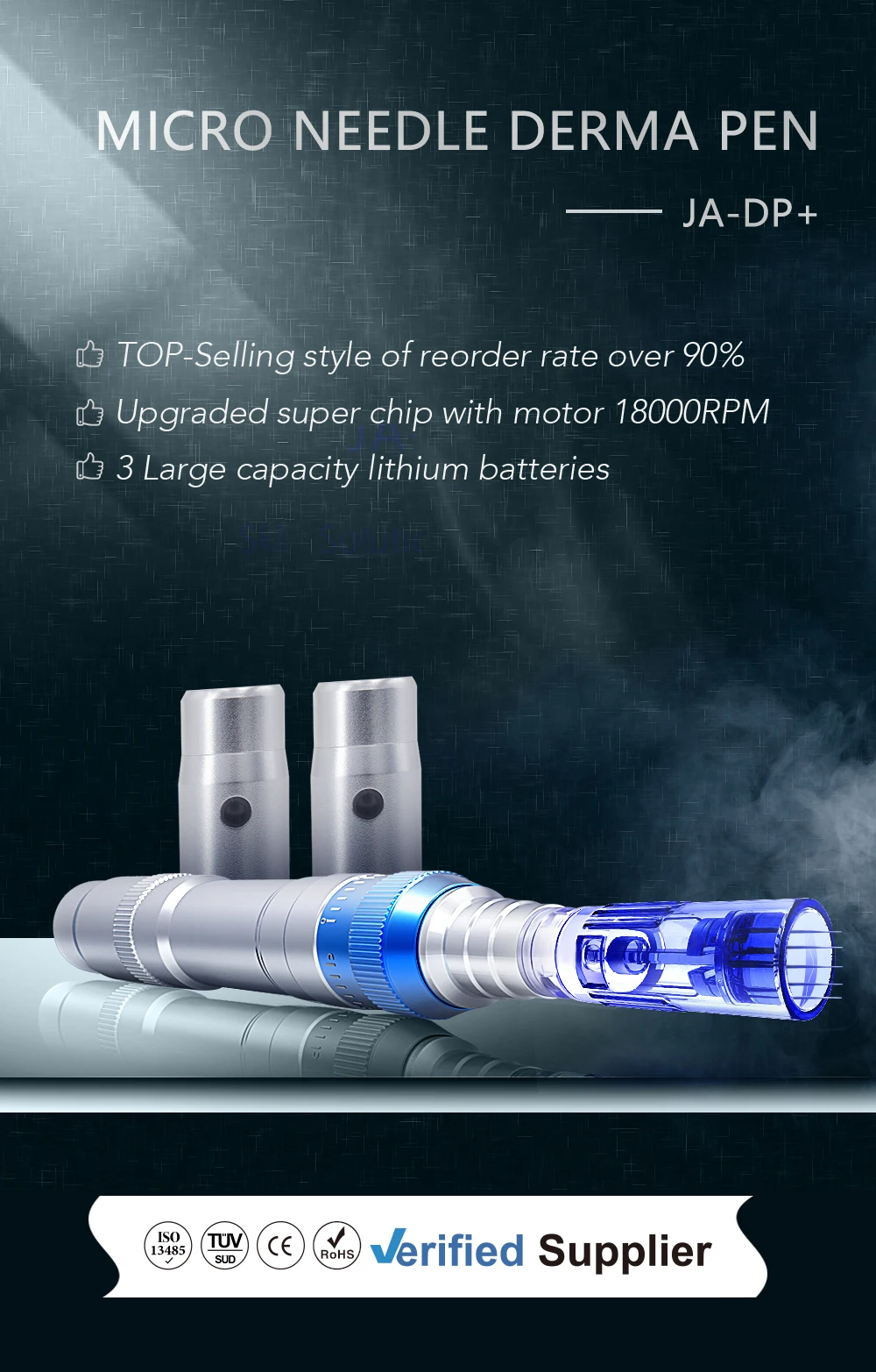 Ultima Microneedling Derma Stamp Pen Professional Wireless 3d 5d Nano
