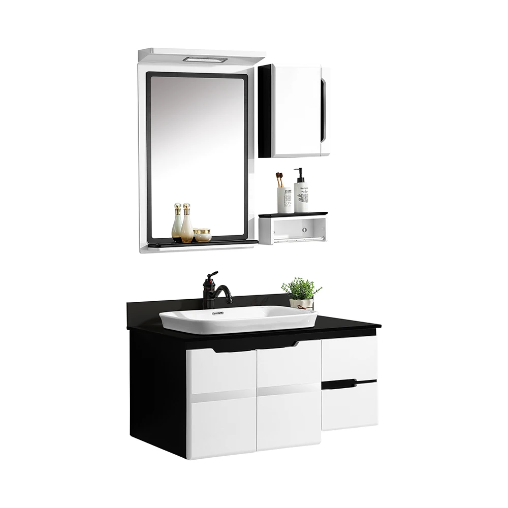 Pvc Bathroom With Simple Design Aluminum Bathroom Vanity Buy