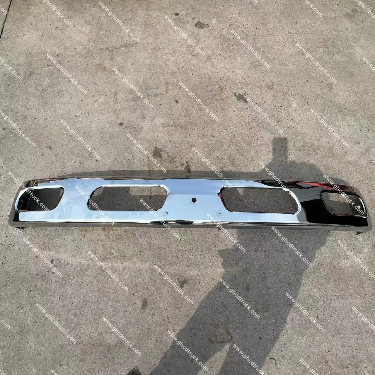 product ghcd original metal chrome bumper for japanese truck mitsubishi canter05 narrow body new condition for isuzu hino nissan-2