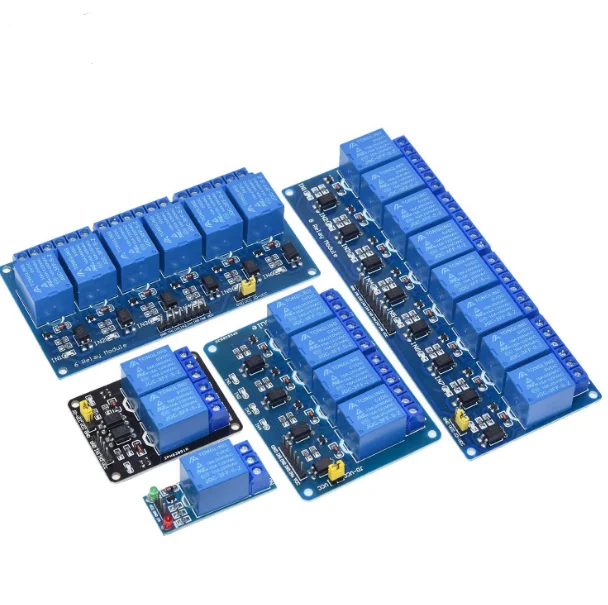 6 Channel 5V12V24V Relay Module with Optocoupler Isolation High/low ...