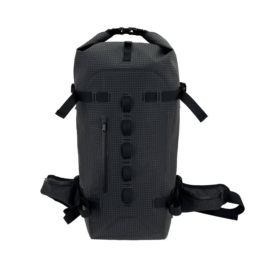 Custom 30L TPU Roll Top Dry Bag Waterproof Backpack Zipper